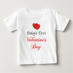 Baby's First Valentine's Day Baby T-Shirt