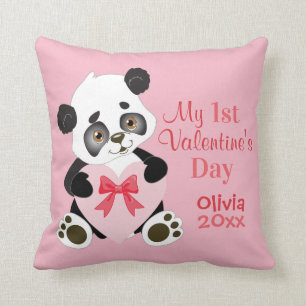 Baby's First Valentine's Day Cushion