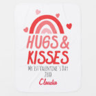 Baby's First Valentine's Day Rainbow Hearts Custom