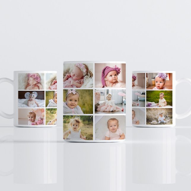 Baby's First Year 12 Months Photo Coffee Mug (Creator Uploaded)