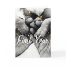 Baby's First Year Greeting Card