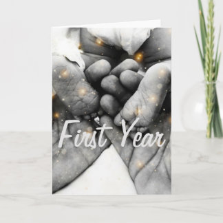Baby's First Year Greeting Card