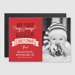 Baby's My Very Merry Little Christmas Cute Photo