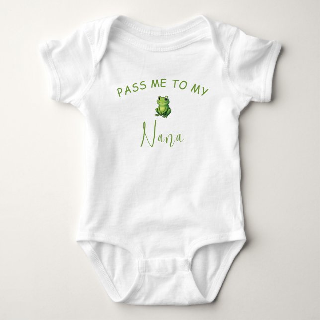 Baby's Nana Baby Bodysuit (Front)