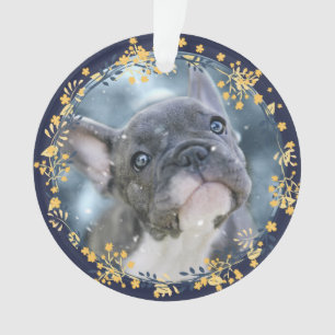 Baby's or Pet's First Hanukkah Keepsake Photo Ornament