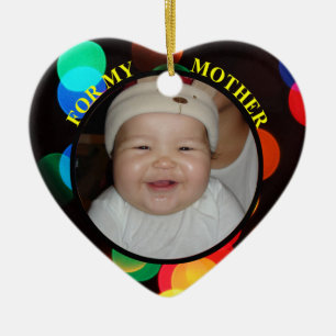 Baby's Photo Gift Tag & Ornament For Mum