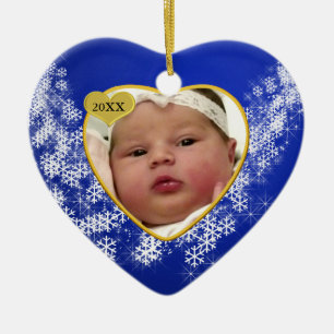 Baby's Photo Keepsake Christmas Ornament
