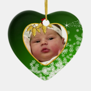 Baby's Photo Keepsake Christmas Ornament