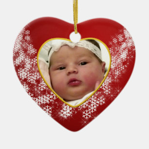 Baby's Photo Keepsake Christmas Ornament
