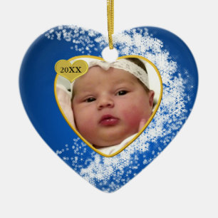 Baby's Photo Keepsake Christmas Ornament