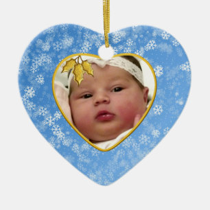 Baby's Photo Keepsake Christmas Ornament