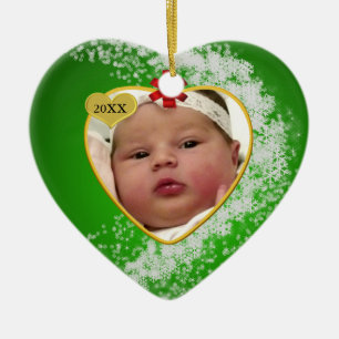 Baby's Photo Keepsake Christmas Ornament