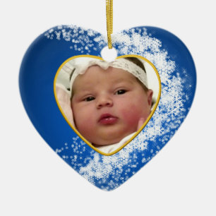 Baby's Photo Keepsake Christmas Ornament