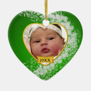 Baby's Photo Keepsake Christmas Ornament