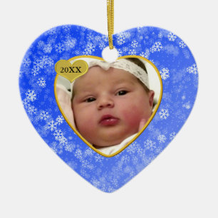 Baby's Photo Keepsake Christmas Ornament