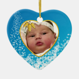 Baby's Photo Keepsake Christmas Ornament