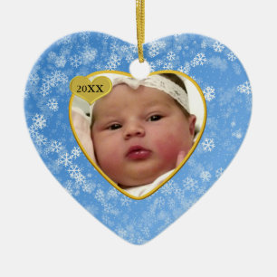 Baby's Photo Keepsake Christmas Ornament