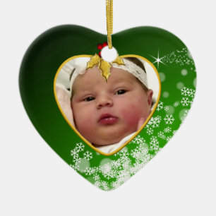 Baby's Photo Keepsake Christmas Ornament