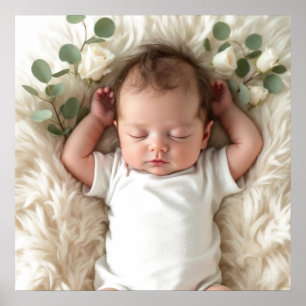 Baby's Photo Personalize Poster