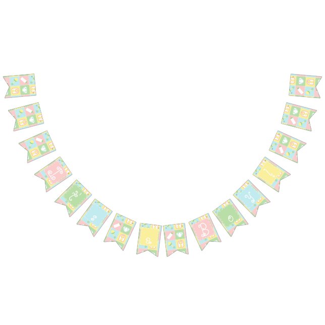 Baby's Quilt Bunting Banner (All)