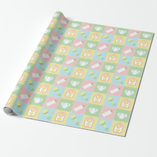 Baby's Quilt Wrapping Paper