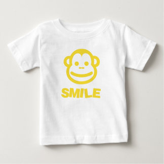 Baby's Smile T-shirt with cheeky monkey