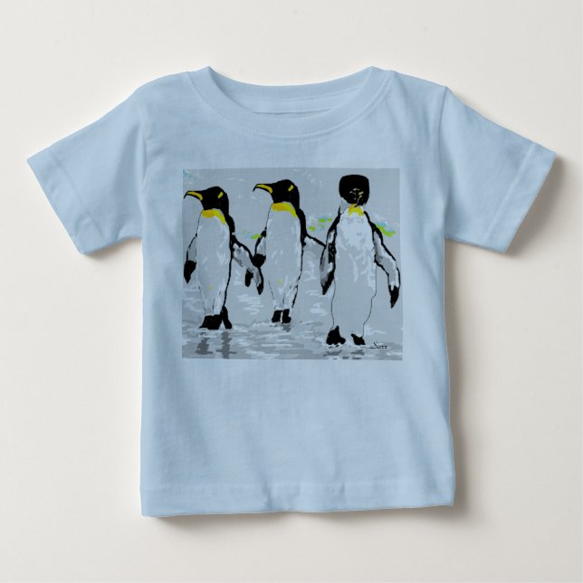 Baby's T-Shirts  Penguins (Front)