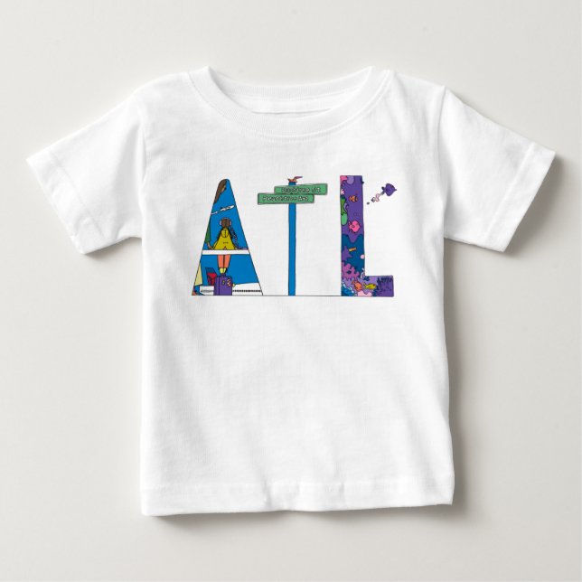Baby's Tee | ATLANTA, GA (ATL) (Front)
