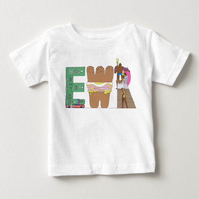 Baby's Tee | NEWARK, NJ (EWR) (Front)