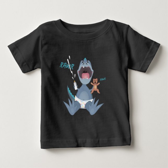Babysaurus Baby T-Shirt (Front)