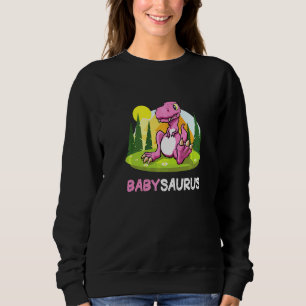 Babysaurus Dinosaur  Cute Kiddo Rex  5 Sweatshirt