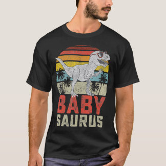 Babysaurus T Rex Dinosaur Baby Saurus Family T-Shirt