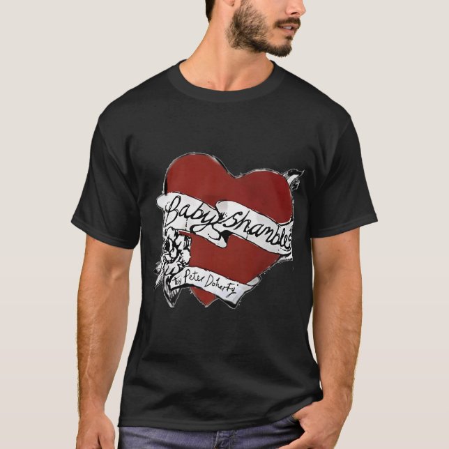 Babyshambles Pete Doherty Heart Tattoo T-Shirt (Front)