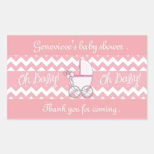 Babyshower Rectangular Sticker