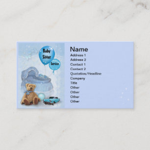 Babysitter Business Card