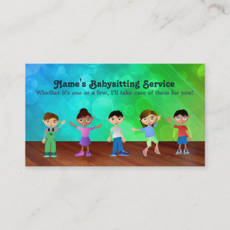 Babysitter Business Cards