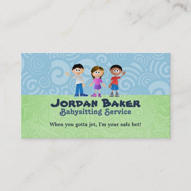 Babysitter Business Cards (Front)