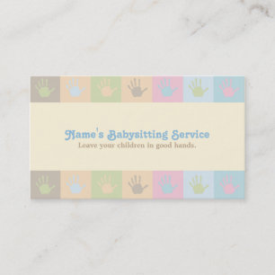Babysitter Business Cards