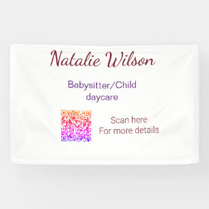 Babysitter child daycare nanny add name details q  banner