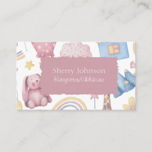 Babysitter/Childcare/Daycare/Nanny Business Card