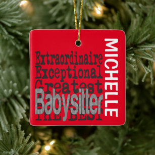 babysitter christmas ornaments