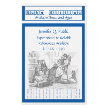 Babysitter Flyer with Pull Tabs