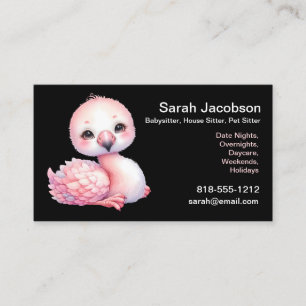 Babysitter, House Sitter, Pet Sitting Business Card