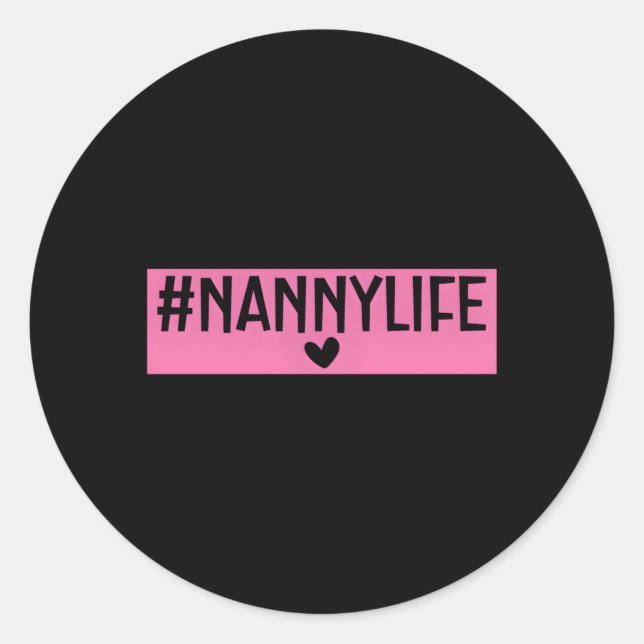 Babysitter Job Profession Toddler Babysitting Classic Round Sticker (Front)