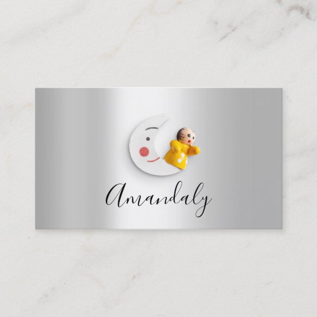 Babysitter Nanny Professional Child Daycare AuPair Business Card (Front)