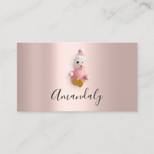 Babysitter Nanny Professional Child Daycare Cute Business Card