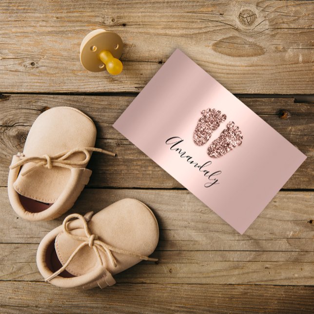 Babysitter Nanny Professional Child Daycare Feet Business Card (Babysitter Nanny Professional Child Daycare Feet Business Card)