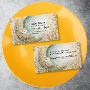 Babysitter Services, Babysitting, Nanny, Childcare Business Card