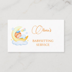 Babysitting Business Card