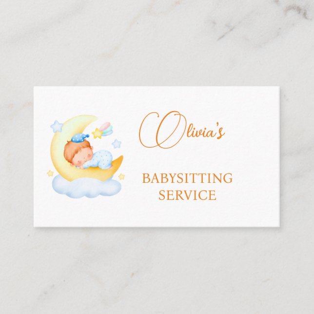 Babysitting Business Card (Front)